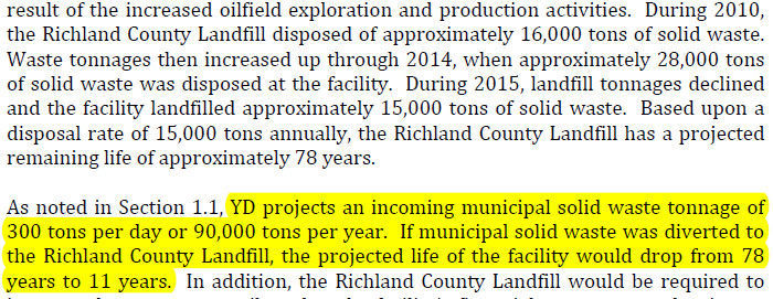 Yellowstone Disposal draft environmental impact statement
